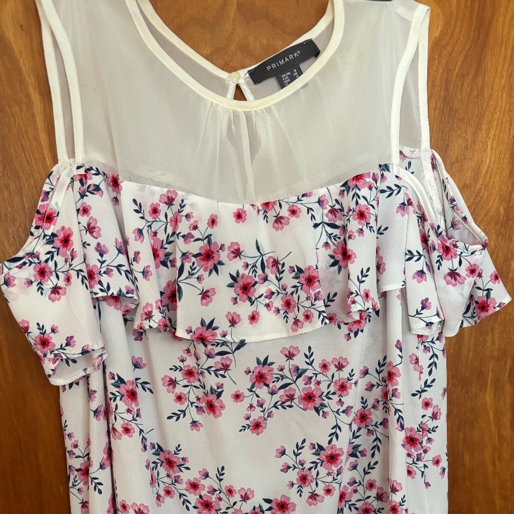 Floral, Flouncy Blouse